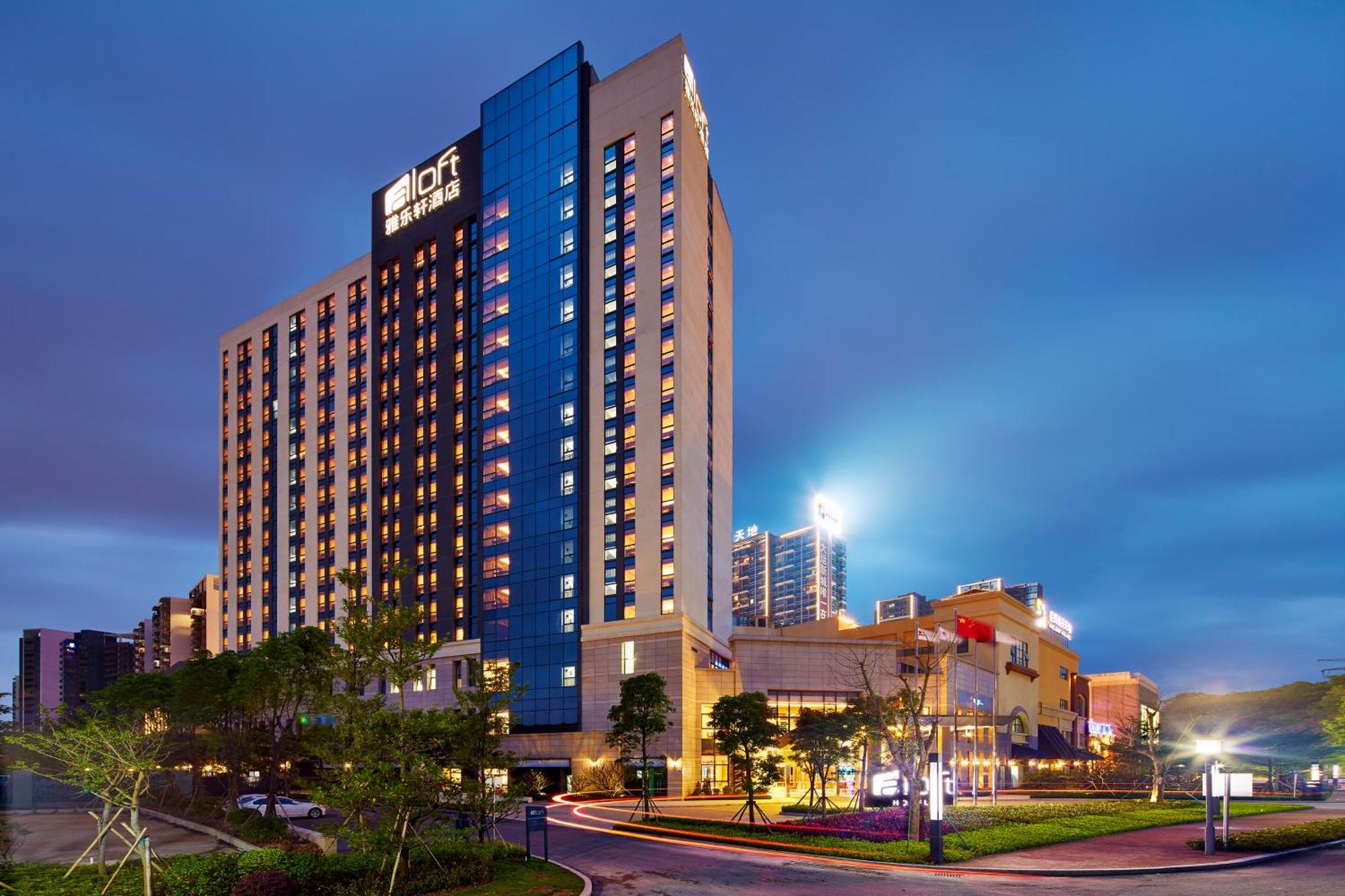 Hotel Aloft Dynamic Town Shénzhen Exterior foto